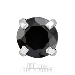 Blue Banana 1.2mm Black Jewel Tragus Bar (3mm)