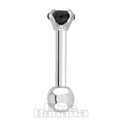 Blue Banana 1.2mm Black Jewel Tragus Bar (3mm)