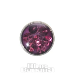 Blue Banana 5mm Glitter Dermal Top (Rose)