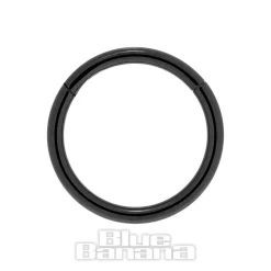 Blue Banana 1.0mm Hinged Segment Ring (Black)