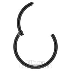 Blue Banana 1.0mm Hinged Segment Ring (Black)