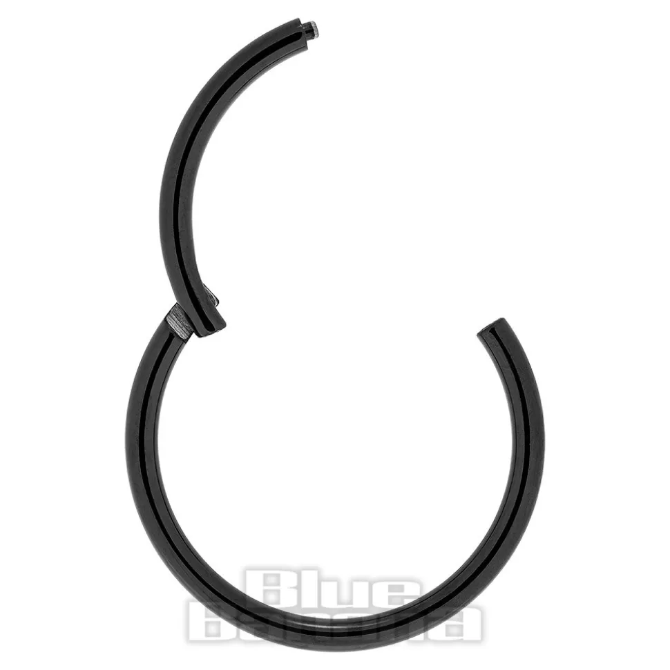 Blue Banana 1.0mm Hinged Segment Ring (Black)