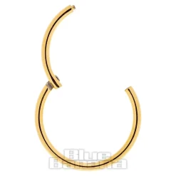 Blue Banana 1.0mm Hinged Segment Ring (Gold)