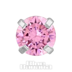 Blue Banana 1.2mm Rose Jewel Tragus Bar (3mm)