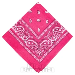 Blue Banana Paisley Bandana (Pink)