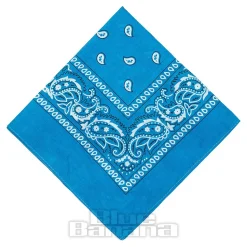 Blue Banana Paisley Bandana (Turquoise)