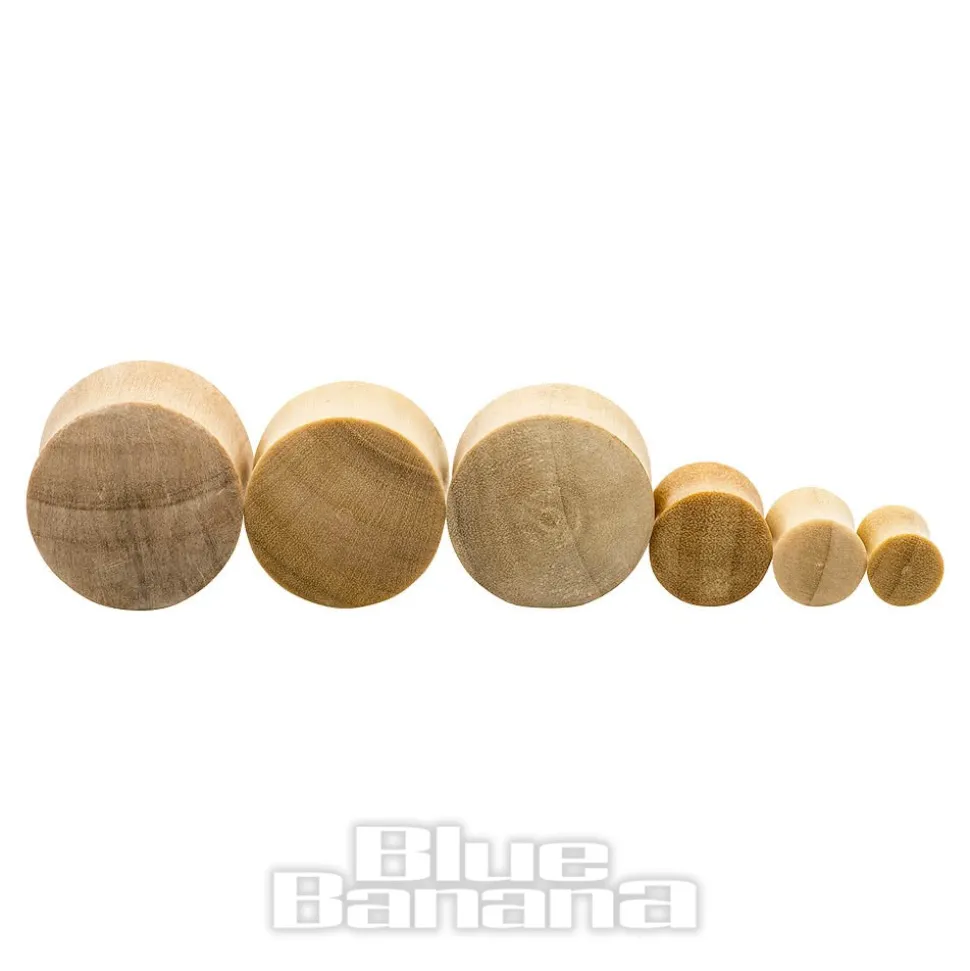 Blue Banana Pale Wood Plug 16-25 mm (Brown)
