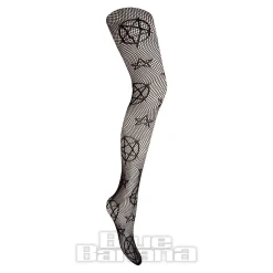 Blue Banana Pentagram Tights (Black)