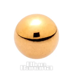 Blue Banana Plasma Gold Ball Threadless Top (Gold)