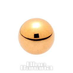 Blue Banana Plasma Gold Ball Threadless Top (Gold)