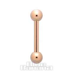 Blue Banana Plasma Gold 1.2mm Barbell (Gold)