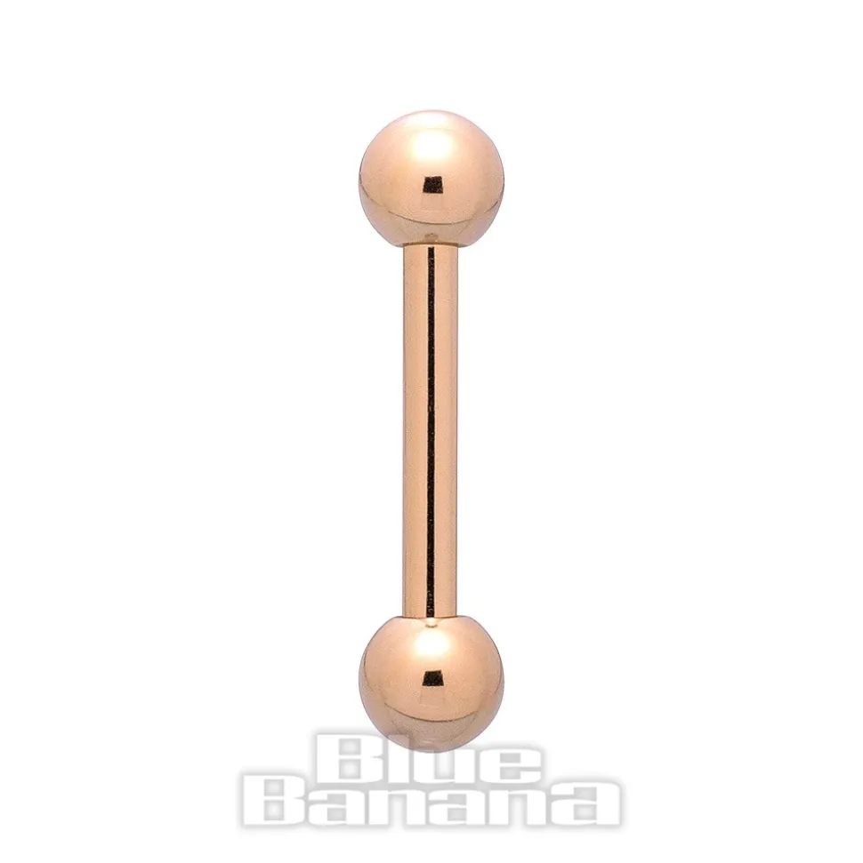 Blue Banana Plasma Gold 1.2mm Barbell (Gold)