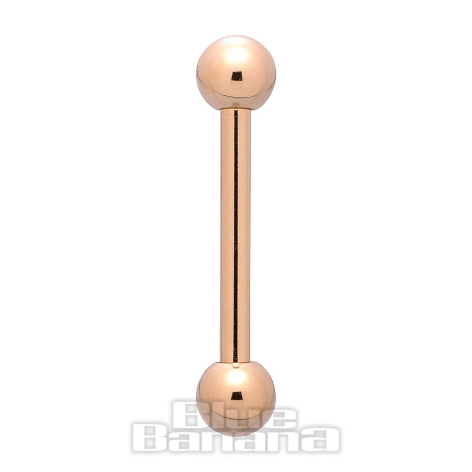 Blue Banana Plasma Gold 1.2mm Barbell (Gold)