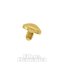 Blue Banana Plasma 3mm Microdermal Top (Gold)