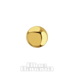 Blue Banana Plasma 3mm Microdermal Top (Gold)