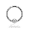 Blue Banana Polished Titanium BCR (Silver)