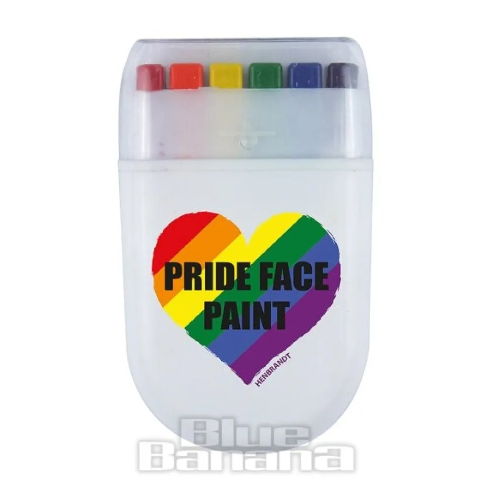 Blue Banana Pride Crayon Face Paint (Rainbow)