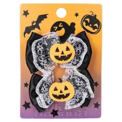 Blue Banana Pumpkin Bow Hair Clip (Multicoloured)