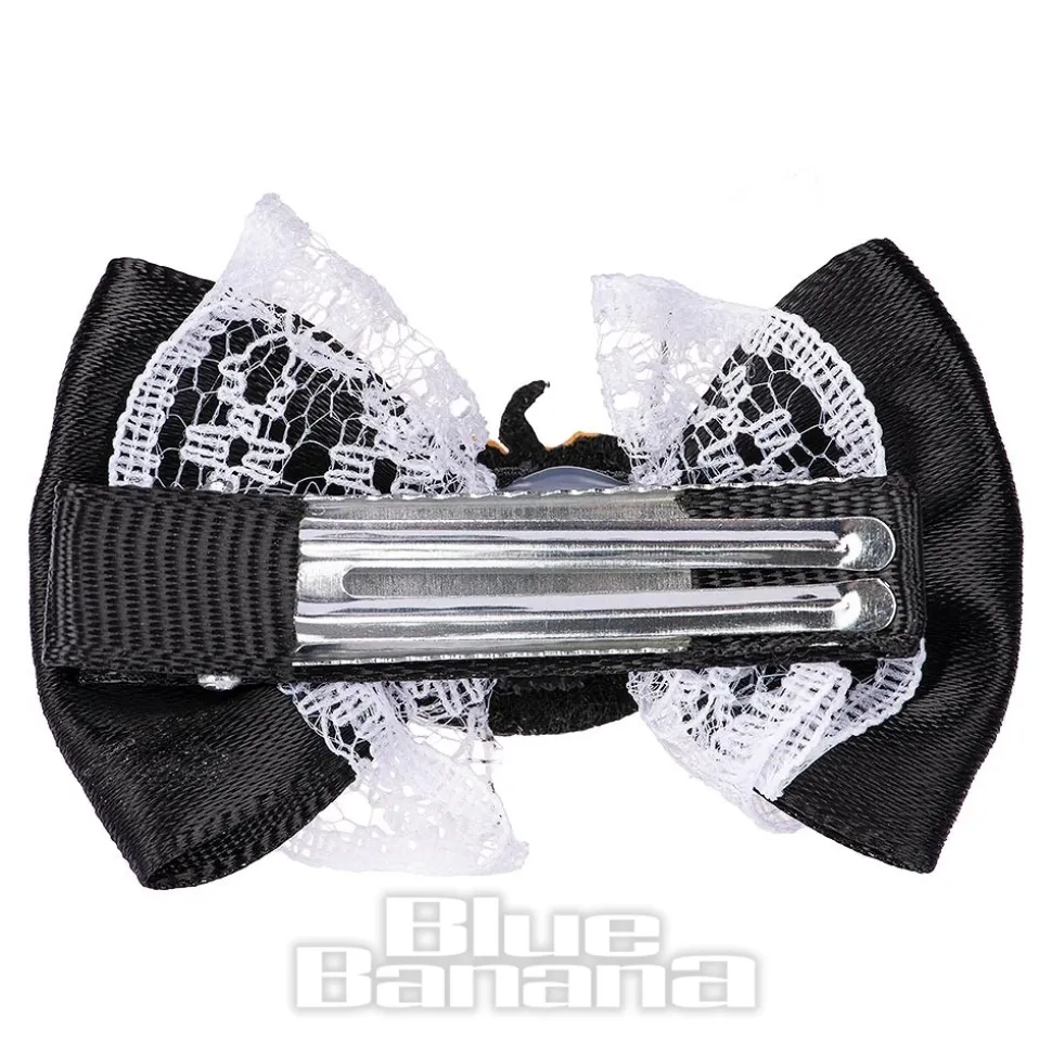 Blue Banana Pumpkin Bow Hair Clip (Multicoloured)