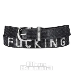 Blue Banana Queen Of Fucking Everything Belt (Black)
