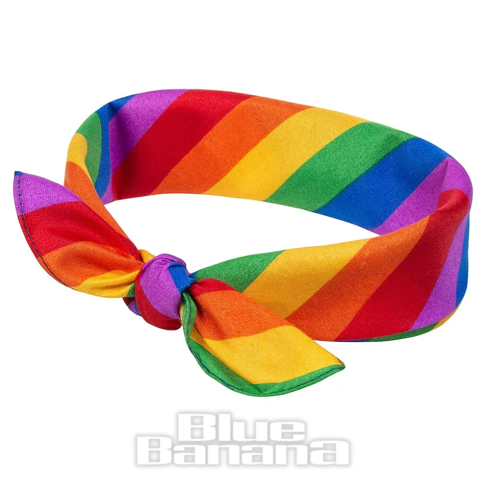 Blue Banana Rainbow Bandana (Multicoloured)