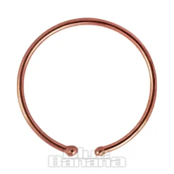 Blue Banana Rose Gold 0.8mm Open Ring (Rose Gold)