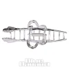 Blue Banana Rose & Thorn Hair Clip (Silver)