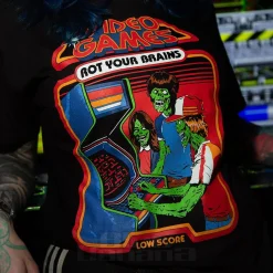 Blue Banana Rot Your Brains T-Shirt (Black)