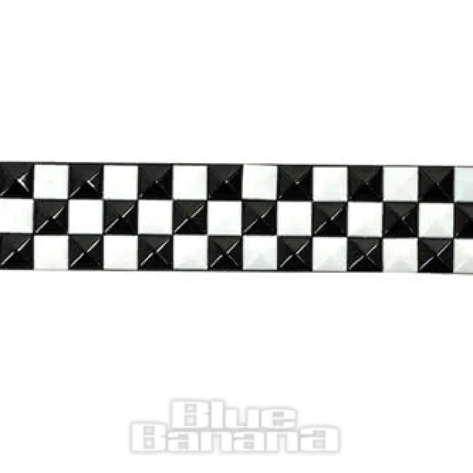 Blue Banana 3 Row Small Belt (Black/White)