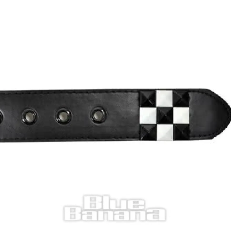 Blue Banana 3 Row Small Belt (Black/White)