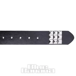 Blue Banana 3 Row Studs Belt (Black)