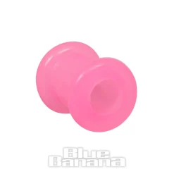 Blue Banana Silicone Flesh Tunnel 3-22mm (Pink)