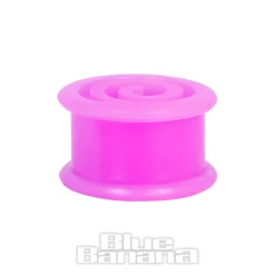 Blue Banana Silicone Spiral Flesh Tunnel 6-16mm (Purple)