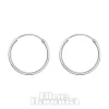 Blue Banana Silver 16 2Pc Hoops (Silver)