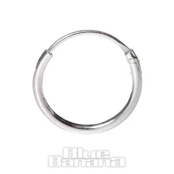 Blue Banana Silver 1.2 x 10mm Nose Ring (Silver)