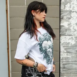 Blue Banana Skeleton T-Shirt (White)