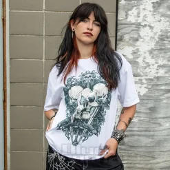 Blue Banana Skeleton T-Shirt (White)