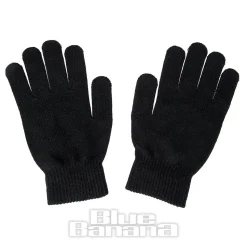 Blue Banana Skelly Hands Gloves (Black/White)