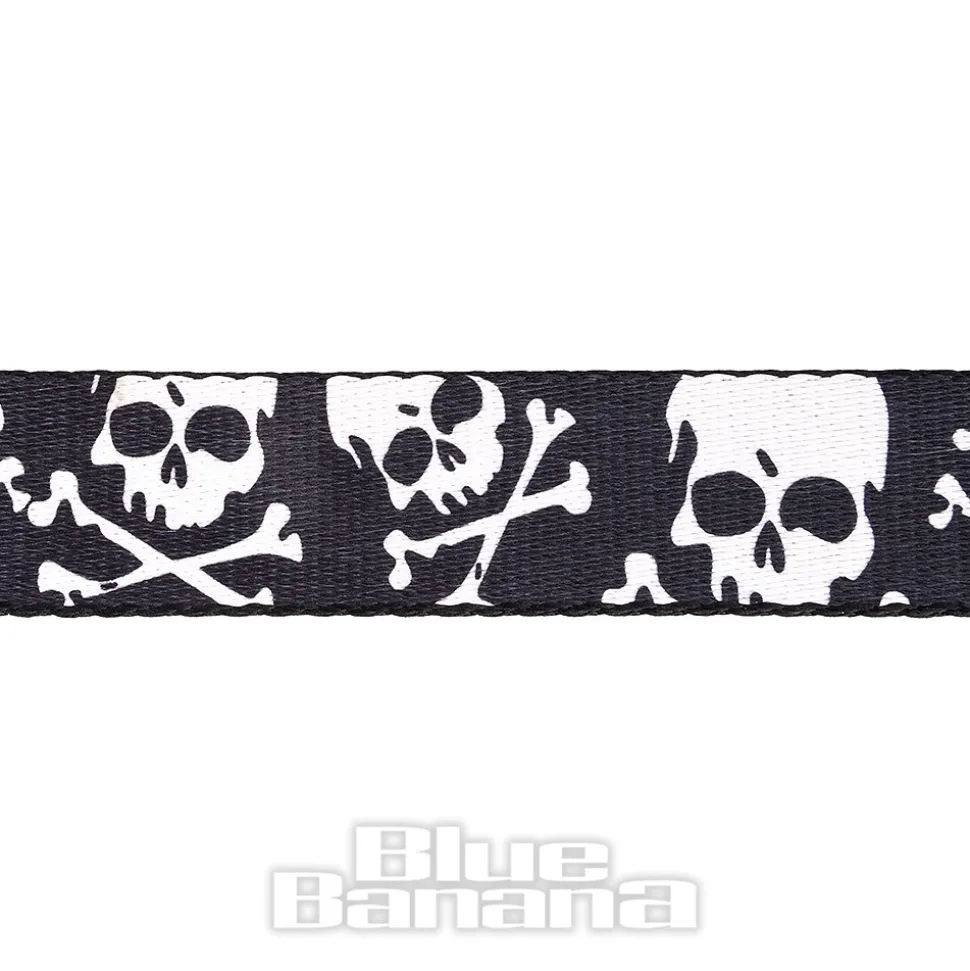 Blue Banana Skull & Crossbones Belt (Black)