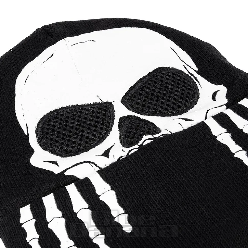 Blue Banana Skull Hands Beanie (Glow-In-The-Dark)