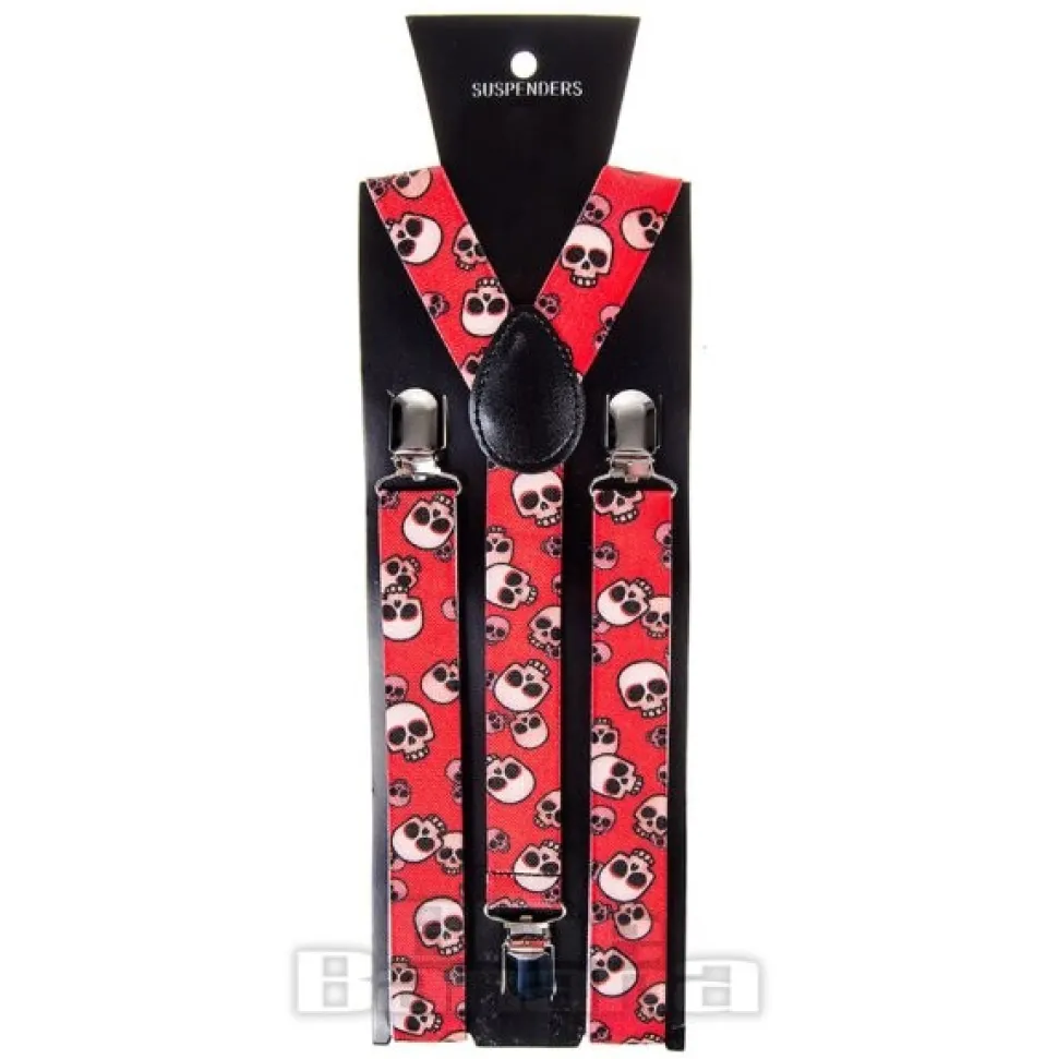 Blue Banana Skulls Braces (Red)