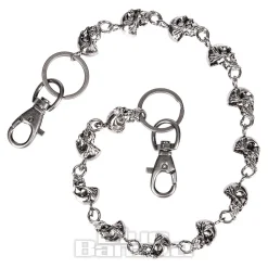 Blue Banana Skulls Chain (Silver)