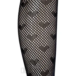 Blue Banana Small Hearts Tights (Black)