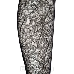 Blue Banana Small Spider Web Tights (Black)