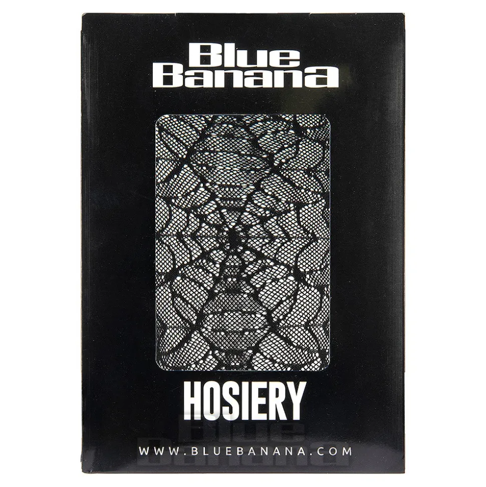 Blue Banana Small Spider Web Tights (Black)
