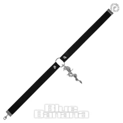Blue Banana Snake Sword Choker (Black)