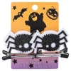 Blue Banana Spider Hair Clip (Black/White)