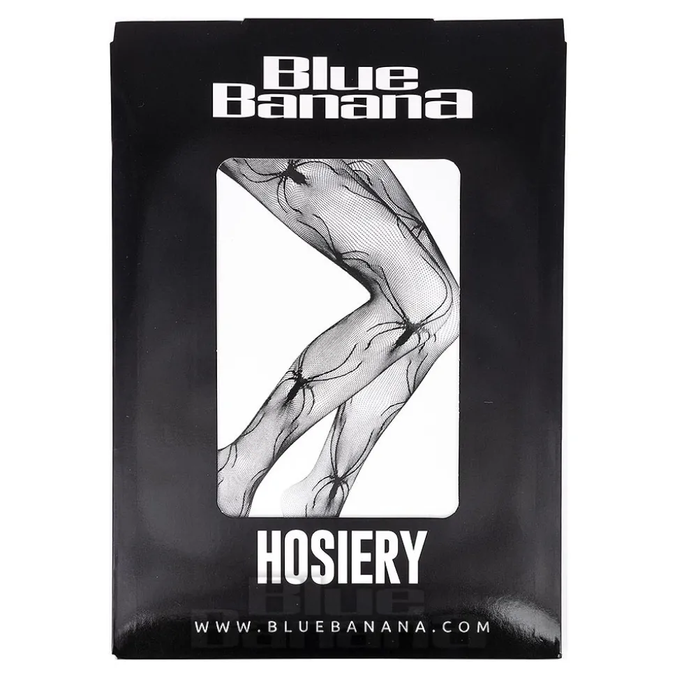 Blue Banana Spider Tights (Black)