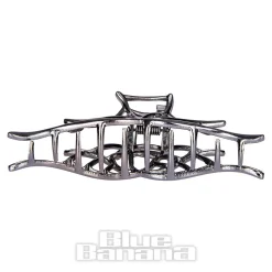 Blue Banana Spider Web Hair Clip (Black)