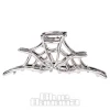 Blue Banana Spider Web Hair Clip (Silver)